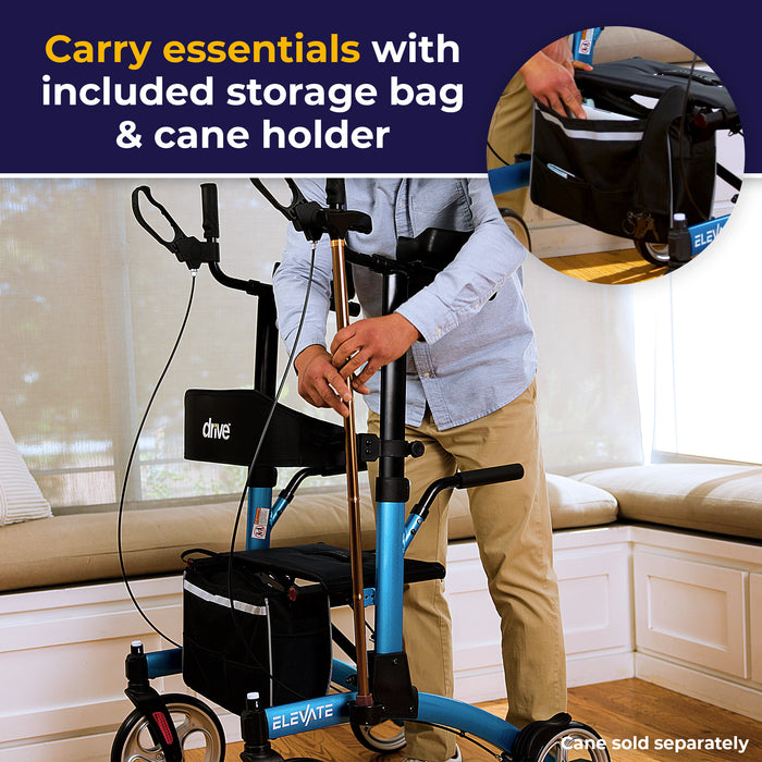 Elevate Upright Walker, Blue