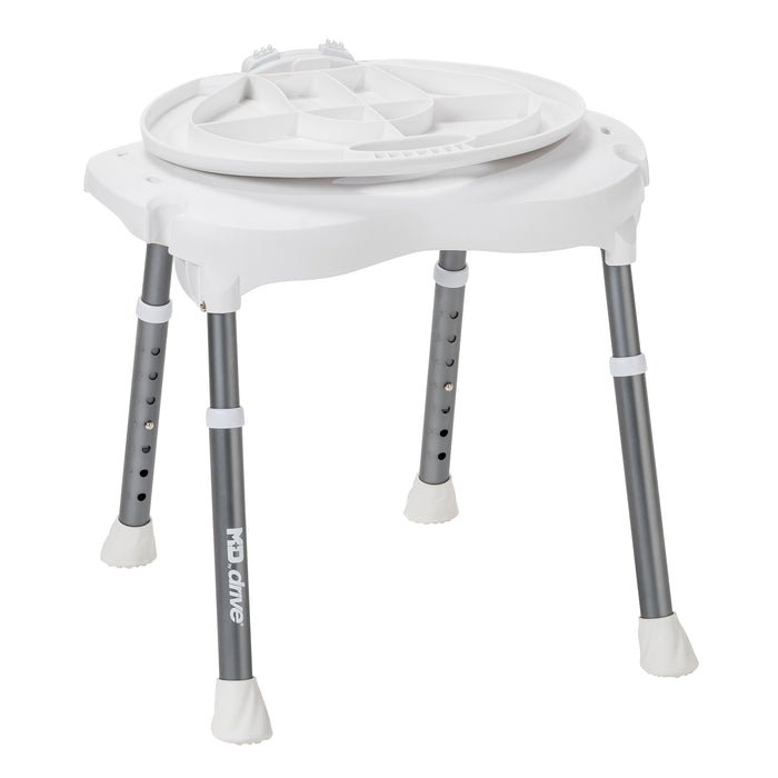 MD by Drive folding shower chair adjustable height legs