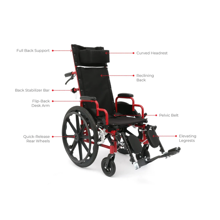 Circle Specilty Ziggo Pro Lightweight Reclining Wheelchair