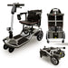 ZiiLIF-R3b folding mobility scooter in grey