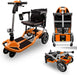 ZiiLIF-R3b folding mobility scooter in orange