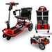 ZiiLIF-R3b folding mobility scooter in red