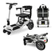 ZiiLIF-R3b folding mobility scooter in white