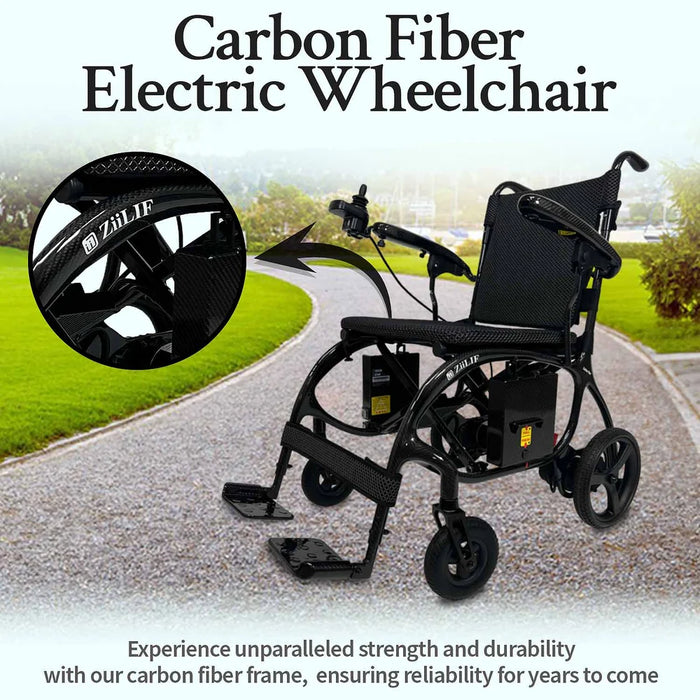 ZiiLIF X Model electric wheelchair carbon fiber frame