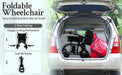 ZiiLIF X Model folding electric wheelchair in car trunk