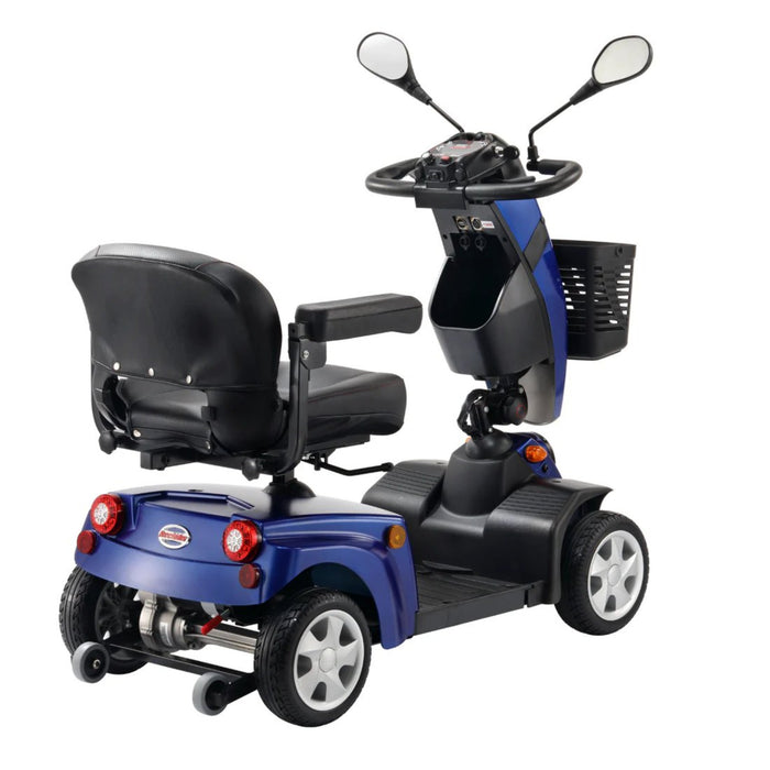 FreeRider FR1 City bariatric 4-wheel mobility scooter, rear angle view