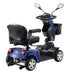 FreeRider FR1 City bariatric 4-wheel mobility scooter, rear angle view