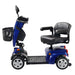 FreeRider FR1 City bariatric 4-wheel mobility scooter, side view