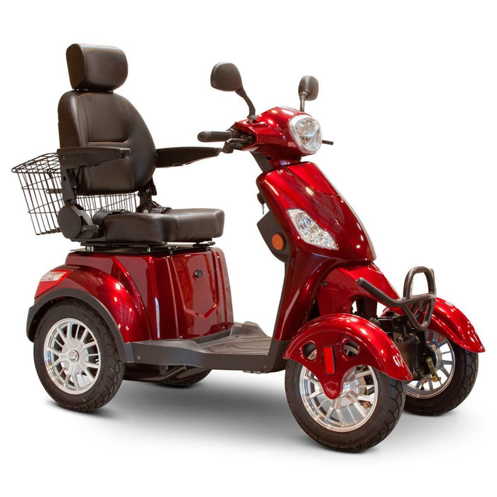 Journey Luxe Elite Electric Recreational Mobility Scooter -First Class Mobility Journey Health- Red Scooter