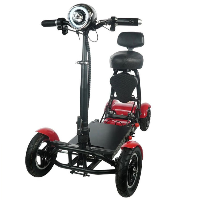 ComfyGO MS-3000 Foldable Mobility Scooter - Front View Red