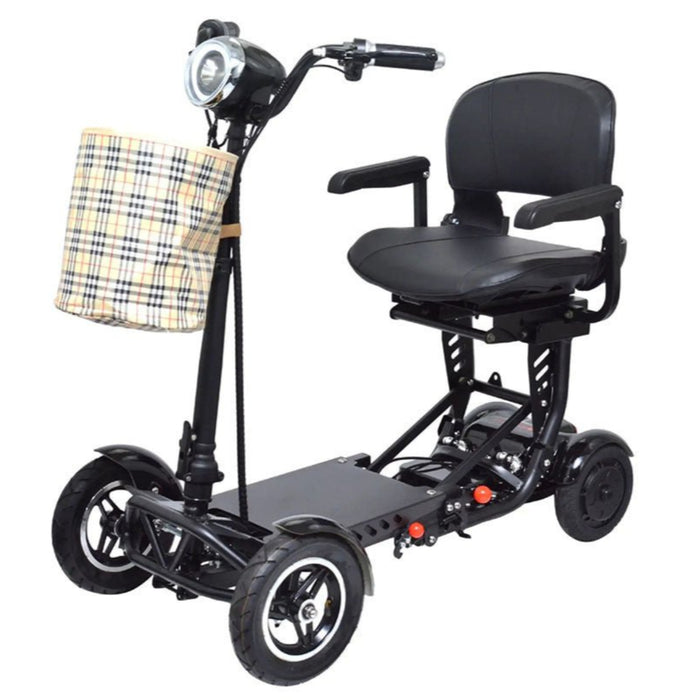 ComfyGO MS-3000 Foldable Mobility Scooter -Side View Black