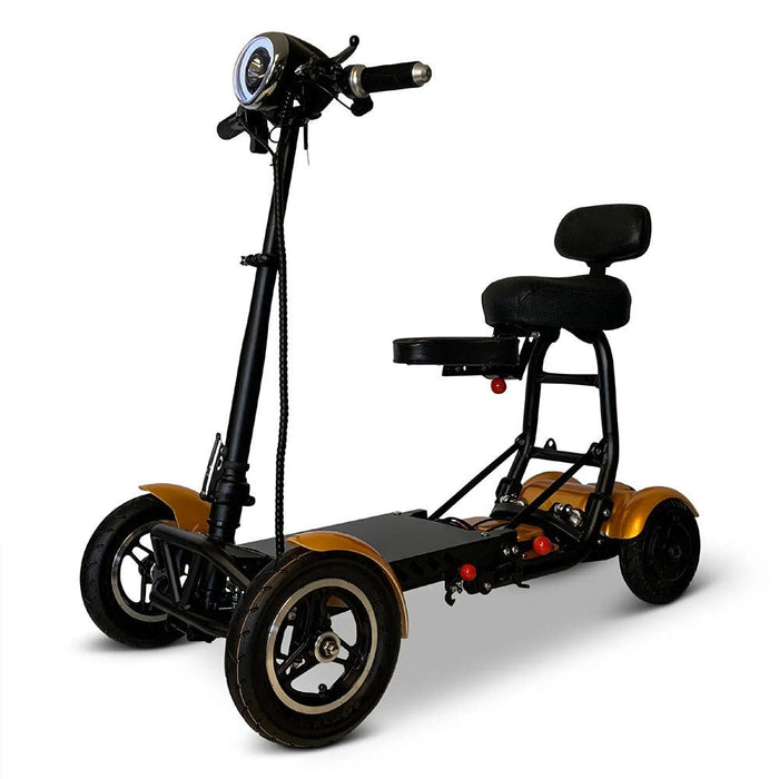 ComfyGO MS-3000 Foldable Mobility Scooter -Side View Gold