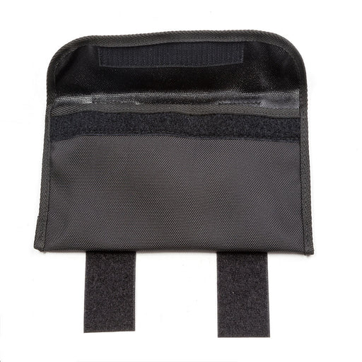 Holds the assembly tools provided with the stander. Attaches to unit with Velcro® straps.