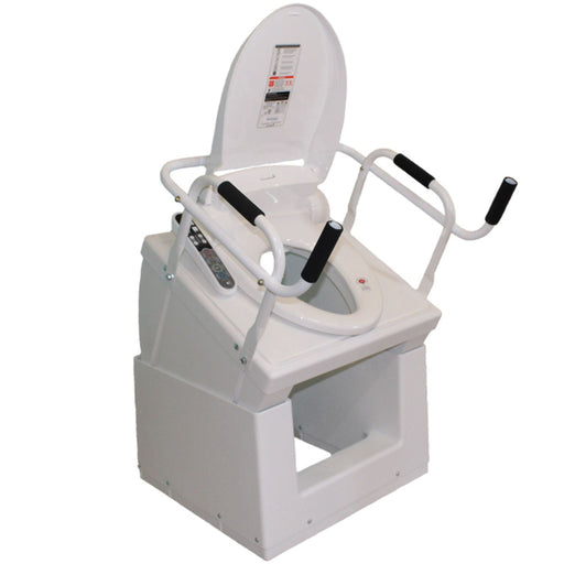 Powered Toilet Lift Chair with Heated Bidet Seat TLFE004 - Mobility Plus DirectCommode ChairThrone Buttler