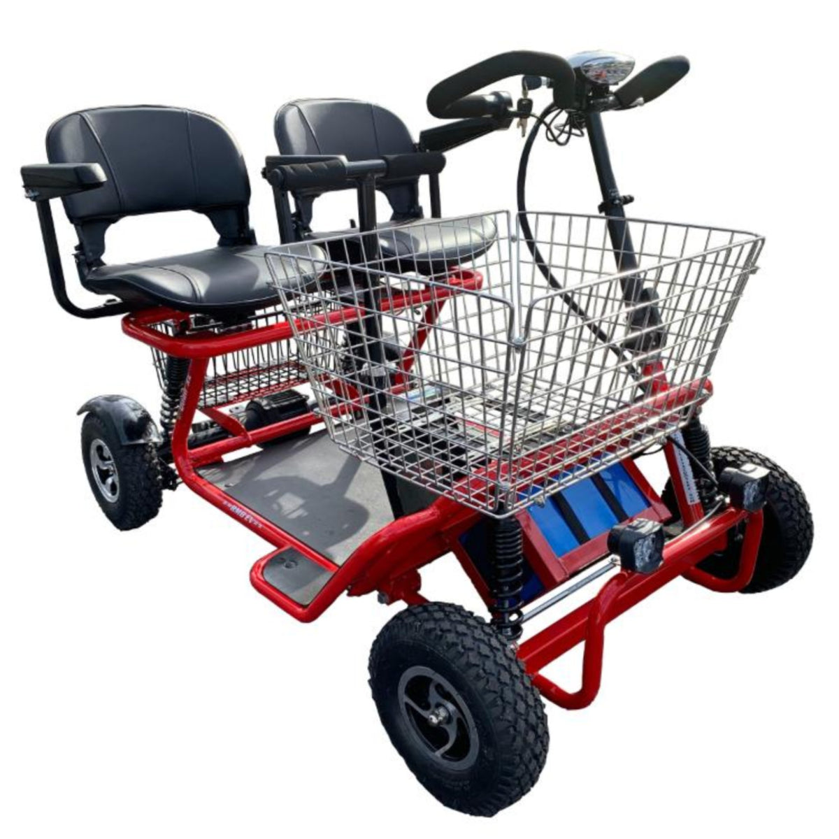 RMB EV E-Quad XL Mobility Scooter – Dual Seat Heavy-Duty Scooter