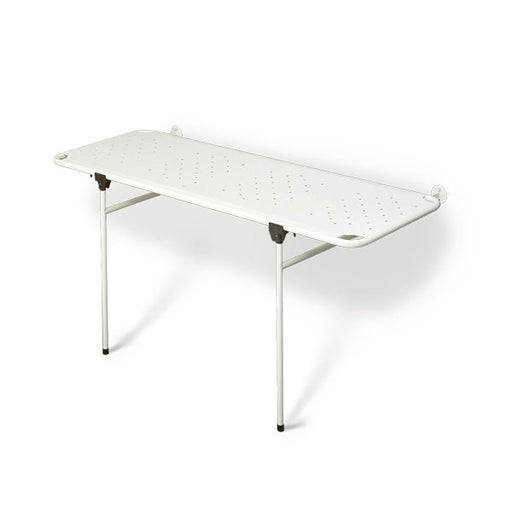 Shower stretcher 1700, length 1690 mm, coated steel, white - Mobility Plus DirectSpan-America