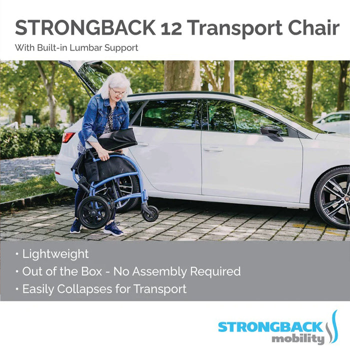 STRONGBACK 12 Transport Wheelchair | Comfortable And Versatile