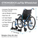 STRONGBACK 24 Flip Wheelchair | Compact And Versatile - Mobility Plus DirectCompact WheelchairStrongback Mobility