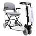 ergonomic  design creates ease of use for the aged and very disabled, not only while driving the scooter but storing it quickly as well, including of course in the trunk of a car! This versatile model can be folded as one piece, or separated into two pieces when