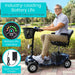 Vive Health 4 Wheel Electric Scooter MOB1053BLU - Mobility Plus Direct4 WheelVive Health