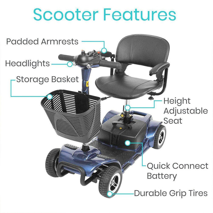 Vive Mobility 4 Wheel Mobility Scooter - Mobility Plus Direct4 WheelVive Health